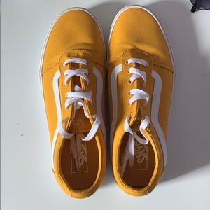 Brand new yellow vans!